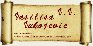 Vasilisa Vukojević vizit kartica